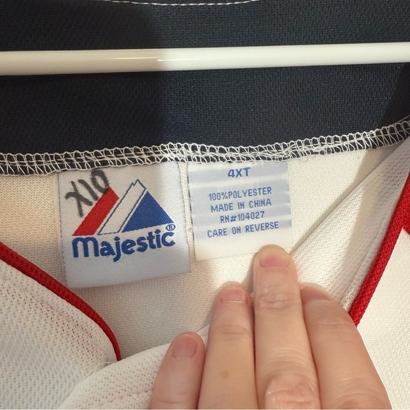 Minnesota TC Twins Jersey White and Navy with Blank Back Size 4XT - Picture 3 of 5